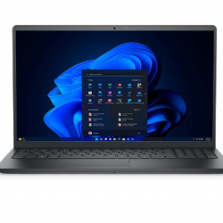 لاب توب ديل Vostro 3510 المعالج انتل كور آي 3-1115G4، الرامات 4 جيجابايت، سعة التخزين 256 جيجا بايت SSD ، كرت الشاشة انتل UHD، الشاشة 15.6 بوصه اتش دي 1366X768 نظام التشغيل ويندوز 11 هوم - اسود